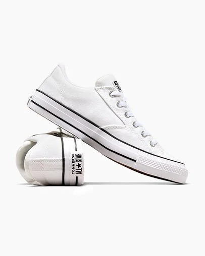 White / Black Converse Chuck Taylor All Star Malden Street Men Tennis Shoes UK | C-21653879