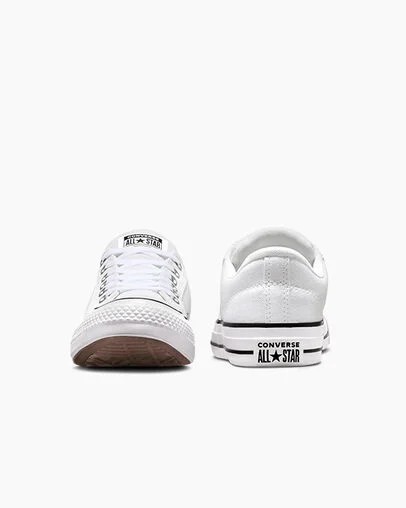 White / Black Converse Chuck Taylor All Star Malden Street Men Tennis Shoes UK | C-21653879