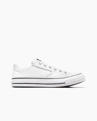 White / Black Converse Chuck Taylor All Star Malden Street Men Tennis Shoes UK | C-21653879