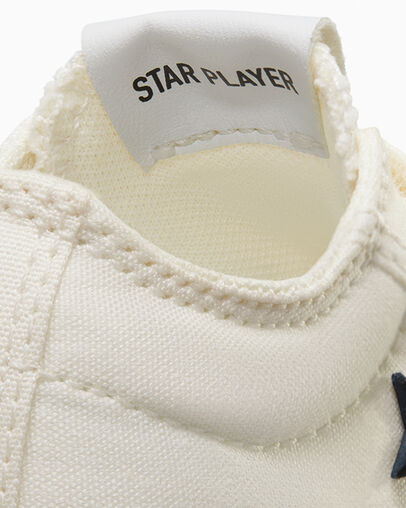 White / Black Converse Star Player 76 Easy-On Kids' Canvas Shoes UK | C-63824759