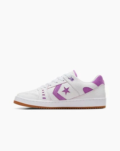 White / Fuchsia Converse CONS AS-1 Pro Chameleon Men Skate Shoes UK | C-25684179