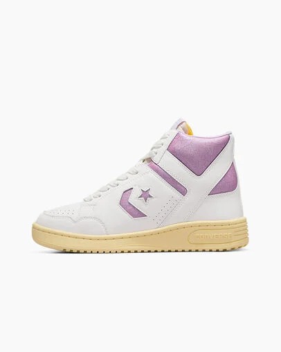 White / Purple Converse Shai Weapon Women Boots UK | C-12476389