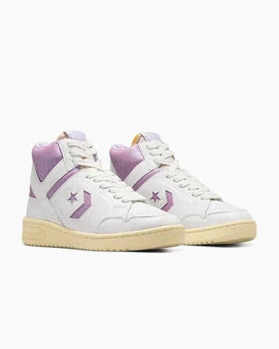 White / Purple Converse Shai Weapon Women Boots UK | C-12476389