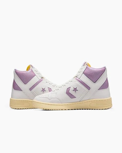 White / Purple Converse Shai Weapon Women Boots UK | C-12476389