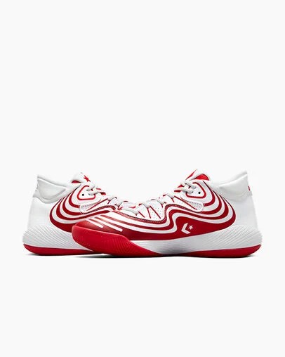 White / Red / White Converse All Star BB Shift CX Men Basketball Shoes UK | C-57249139